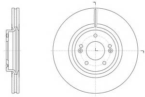 Тормозной диск для моделей: HYUNDAI (SANTA-FE, SANTA-FE), KIA (SORENTO)