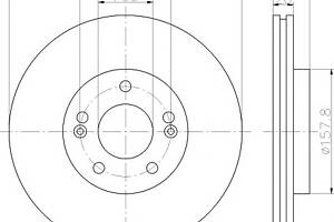 Диск гальмівний для моделей:HYUNDAI (SANTA-FE,SANTA-FE)