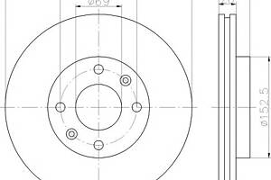 Гальмівний диск для моделей: HYUNDAI (SONATA, ELANTRA, ELANTRA, ELANTRA), KIA (MAGENTIS)