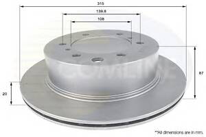 Тормозной диск для моделей: HYUNDAI (TERRACAN)