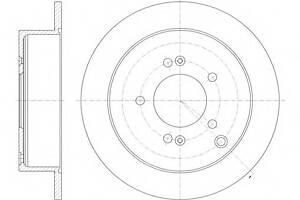 Тормозной диск для моделей: HYUNDAI (TRAJET, HIGHWAY,SANTA-FE,TUCSON,ix35), KIA (SPORTAGE,SPORTAGE)