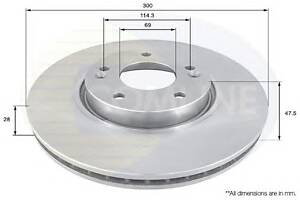 Тормозной диск для моделей: HYUNDAI (TUCSON, ix35,i40), KIA (SPORTAGE,OPTIMA)