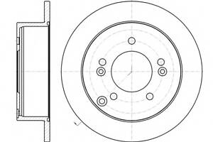Тормозной диск для моделей: HYUNDAI (XG, SONATA,TUCSON,SONATA), KIA (SPORTAGE,MAGENTIS)