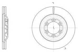 Гальмівний диск для моделей: ISUZU (D-MAX)