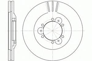 Диск гальмівний для моделей:ISUZU (TROOPER,TROOPER,TROOPER,TROOPER), OPEL (FRONTERA,FRONTERA,MONTEREY,MONTEREY,FRONTE...
