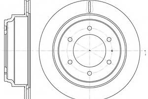 Диск гальмівний для моделей:ISUZU (TROOPER,TROOPER,TROOPER,TROOPER), OPEL (FRONTERA,FRONTERA,MONTEREY,MONTEREY,FRONTE...