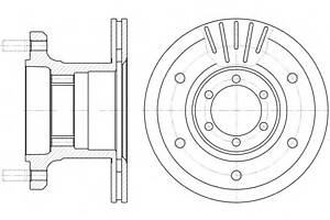 Тормозной диск для моделей: IVECO (DAILY, DAILY,DAILY)