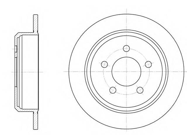 Тормозной диск для моделей: JEEP (CHEROKEE, GRAND-CHEROKEE,GRAND-CHEROKEE)