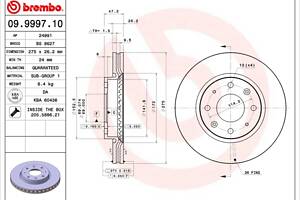 Тормозной диск для моделей: KIA (CERATO, CERATO)