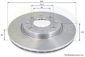 Тормозной диск для моделей: KIA (CERATO)