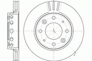 Тормозной диск для моделей: KIA (CLARUS, CLARUS,CARENS)