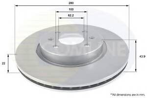 Тормозной диск для моделей: KIA (RIO, RIO)