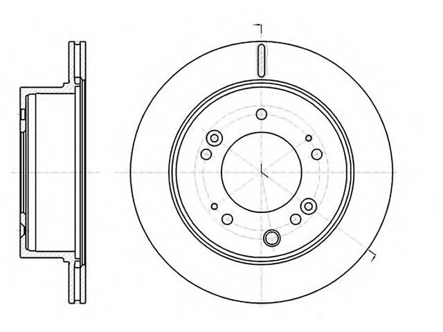 Тормозной диск для моделей: KIA (SORENTO)