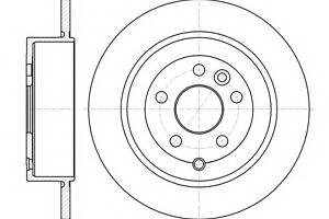 Тормозной диск для моделей: LAND ROVER (FREELANDER)