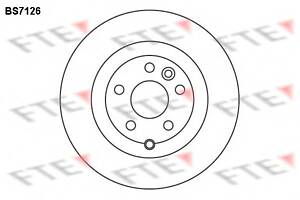 Гальмівний диск для моделей: LAND ROVER (FREELANDER)