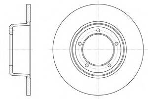 Тормозной диск   для моделей: LAND ROVER (RANGE-ROVER, DISCOVERY,DISCOVERY,DEFENDER,DEFENDER,90-110,88-109,88-109,DEFEND