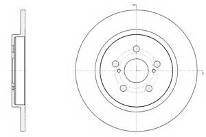 Тормозной диск для моделей: LEXUS (CT), TOYOTA (URBAN)