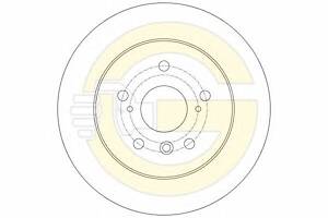 Тормозной диск для моделей: LEXUS (ES), TOYOTA (CAMRY,CAMRY,AURION,CAMRY,AURION)
