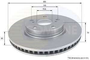 Тормозной диск для моделей: LEXUS (ES), TOYOTA (CAMRY,RAV-4,CAMRY,AURIS,PRIUS,CAMRY,RAV-4,AURIS)