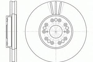 Гальмівний диск для моделей: LEXUS (GS, IS, LS, GS, SC, IS)