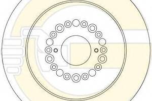 Тормозной диск для моделей: LEXUS (GS, LS,LS), TOYOTA (CELSIOR,CELSIOR)