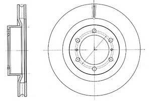 Диск гальмівний для моделей:LEXUS (GX), TOYOTA (LAND-CRUISER,LAND-CRUISER)