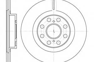 Тормозной диск для моделей: LEXUS (RX), TOYOTA (CAMRY,CELICA,MR)