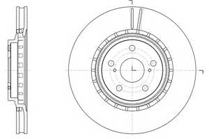 Гальмівний диск для моделей: LEXUS (RX), TOYOTA (RAV-4)