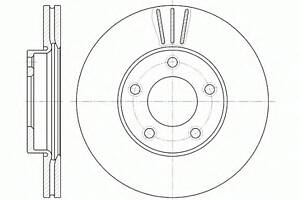 Гальмівний диск для моделей: MAZDA (3,3,5,3,3,5)