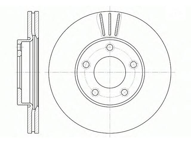 Гальмівний диск для моделей: MAZDA (3,3,5,3,3,5)