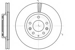 Тормозной диск   для моделей: MAZDA (6, 6,6)