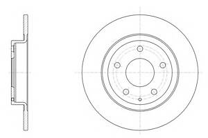 Тормозной диск   для моделей: MAZDA (6, 6)