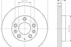 Тормозной диск для моделей: MAZDA (626, FAMILIA,323,PREMACY,6,6)