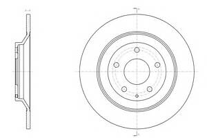 Гальмівний диск для моделей: MAZDA (CX-5)