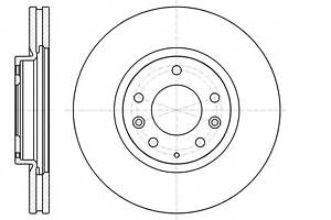 Тормозной диск для моделей: MAZDA (CX-7)