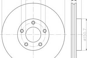 Тормозной диск для моделей: MAZDA (PREMACY, 3,3,5,3,3,5), MAZDA (CHANGAN) (3)