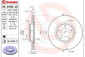 Гальмівний диск для моделей: MAZDA (PREMACY,3,3,5,3,3,5)