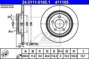 Тормозной диск для моделей: MAZDA (PREMACY, 5,5)