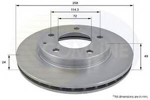 Тормозной диск для моделей: MAZDA (XEDOS, MX-6,626,626,626,626,626,FAMILIA,PREMACY)