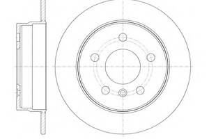Гальмівний диск для моделей: MERCEDES-BENZ (A-CLASS, B-CLASS)
