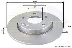 Гальмівний диск для моделей: MERCEDES-BENZ (A-CLASS)