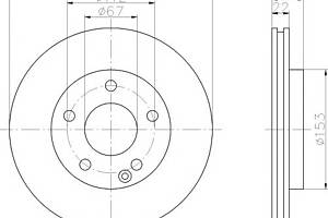 Тормозной диск   для моделей: MERCEDES-BENZ (A-CLASS)