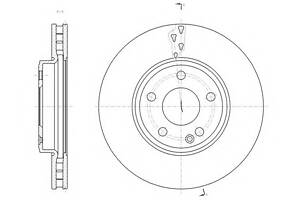 Тормозной диск для моделей: MERCEDES-BENZ (B-CLASS, A-CLASS,CLA,GLA-CLASS)