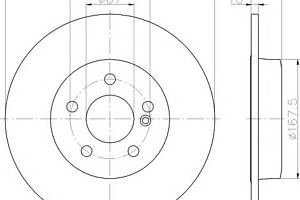 Тормозной диск   для моделей: MERCEDES-BENZ (B-CLASS, A-CLASS,CLA,GLA-CLASS)