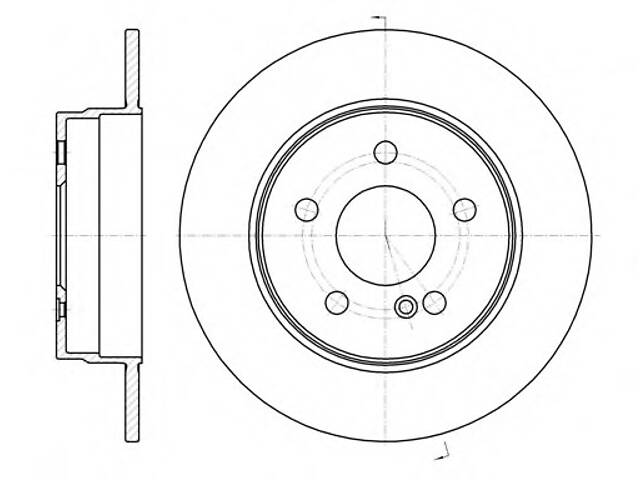 Гальмівний диск для моделей: MERCEDES-BENZ (C-CLASS, C-CLASS, C-CLASS)