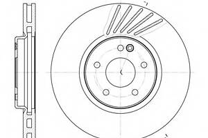 Диск гальмівний для моделей:MERCEDES-BENZ (C-CLASS,E-CLASS,E-CLASS,CLK,CLK)