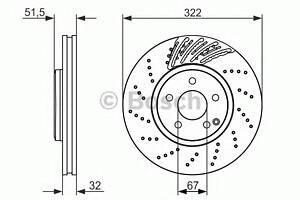 Тормозной диск для моделей: MERCEDES-BENZ (CLS, CLS)