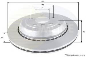 Тормозной диск для моделей: MERCEDES-BENZ (M-CLASS, R-CLASS,GL-CLASS)