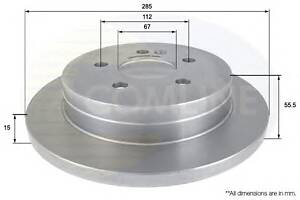 Тормозной диск для моделей: MERCEDES-BENZ (M-CLASS)