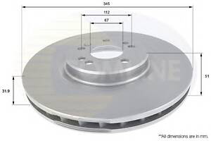 Гальмівний диск для моделей: MERCEDES-BENZ (M-CLASS)